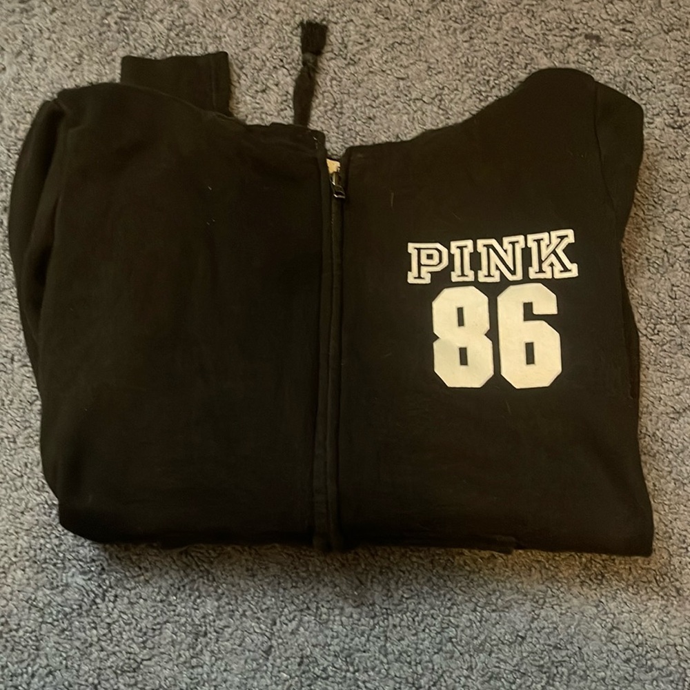 Pink zip up